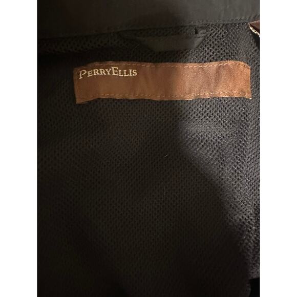 Perry Ellis Mens Light Jacket/Windbreaker Black Size M - Picture 7 of 8